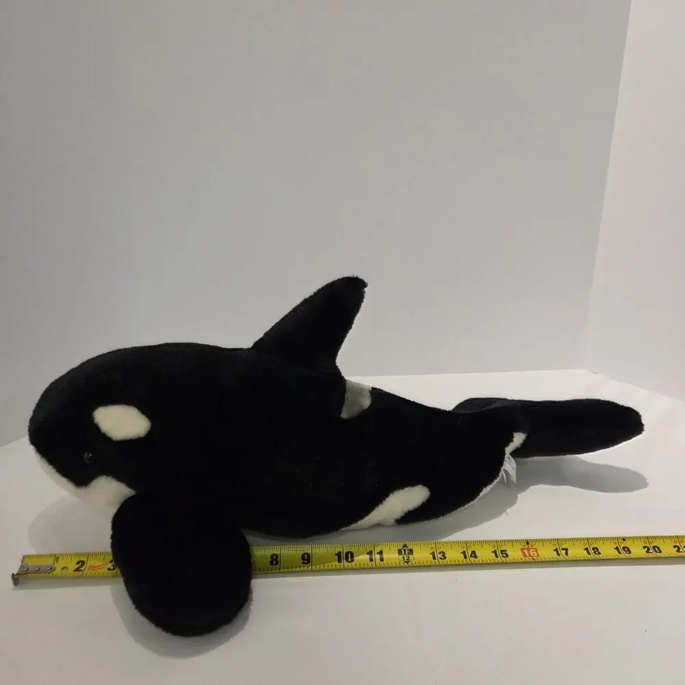 Vintage Shamu Plush Sea World Orca Killer Whale, 21” Large Stuffed Animal